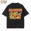 Big Johnson Pizza Delivery Vintage Oversized T-Shirt L44B
