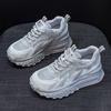 Popular Little White Shoes Women's 2025 Summer New Mesh Breathable Light Casual Fashion Small Thick Sole Heightening Women's Shoes