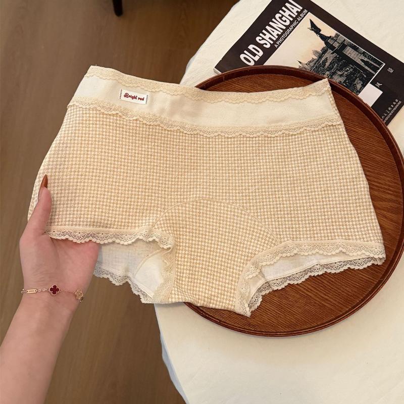Calcinhas para Mulheres Cuecas de Cintura Baixa com Bordas de Fungo Preto Fofas Simples de Algodão Respirável Calcinhas Triângulo