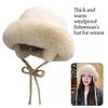 Outdoors Thick Bomber Hat Warm Ear Protection Ushanka Fur Hat Windproof Casual Ski Russian Cap for Men Women