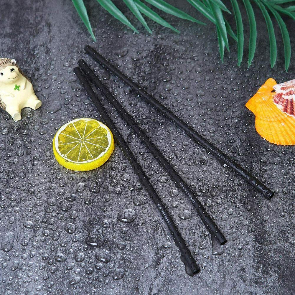 100pcs Mini Short Cocktail Straws Black Plastic Straw For Birthday Wedding Decor Party Event Drinking Straws Beverage Straws