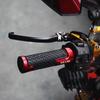 HUANGCJCJ FOR CROSS CUB CC110 7/8'' 22mm Motorcycle Handle Grip Handbar Handle Grip Motorcycle Accessories (Black)