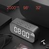 Bluetooth Wireless LED Alarm Clock Speaker with Mirror and Gift Card