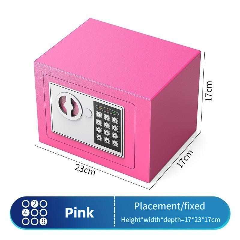 Intelligent All Steel Anti-theft Password Piggy Bank Personal Security Secret Box (With Money Slot) Mini Digital Safe Box