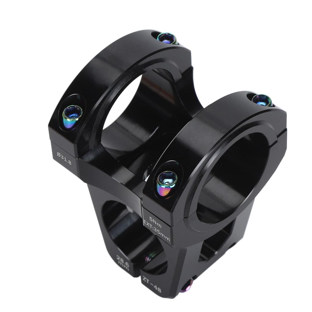 31.8mm Mountain Bike Stem Aluminum Alloy Lightweight Short Handlebar Stem for Replacement