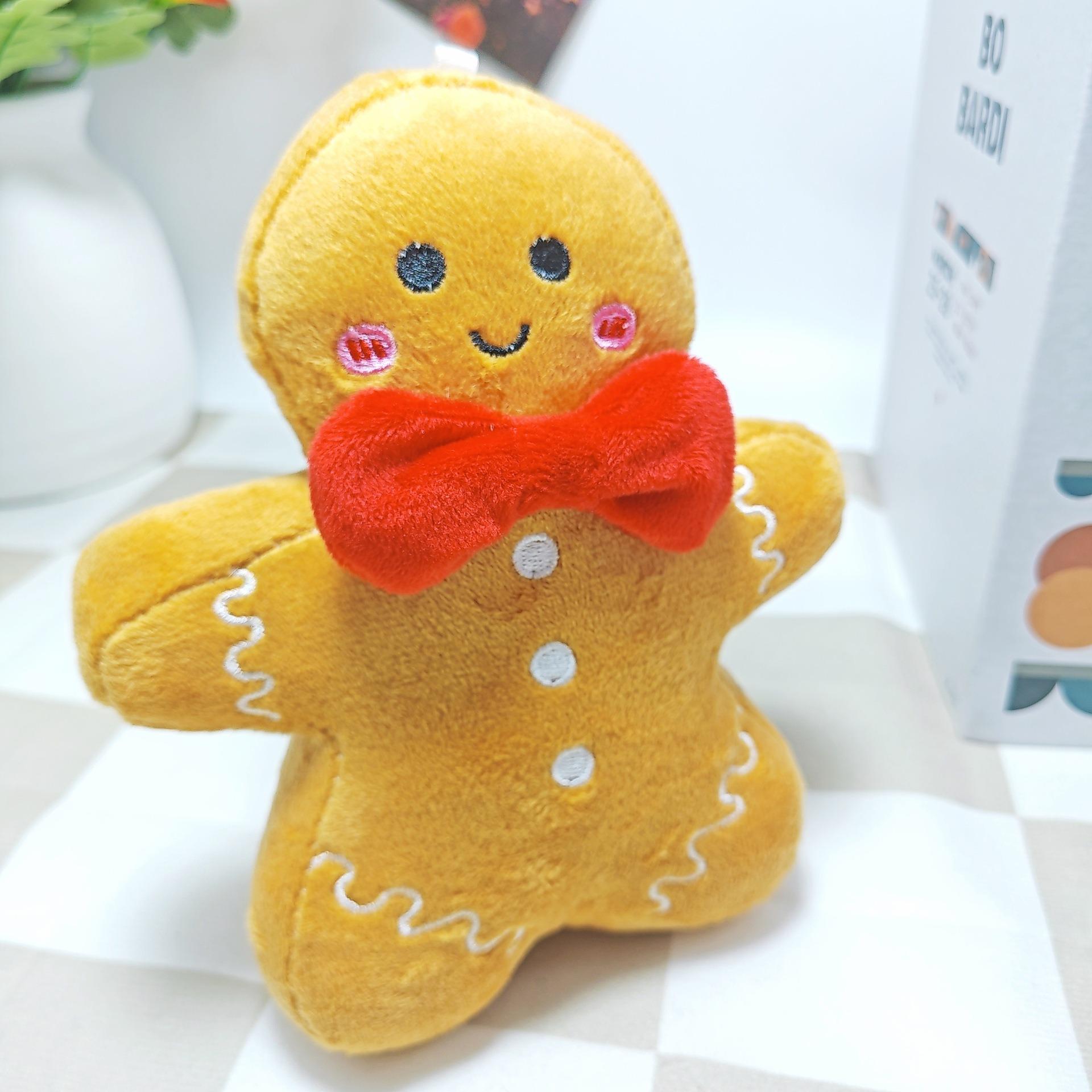 

Рождественская елка: Плюшевая игрушка «Пряничный человечек» и милая праздничная подушка 17 cm