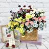 Simulated Plant Chinese Rose Wedding Hotel Restaurant Desktop Props Decoration