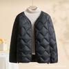 2026 Autumn and Winter New Cloud Light Down Jacket Women's Short Light Down Liner Crew Neck Casual Jacket Jacket