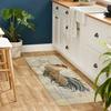Rooster Soft Kitchen Rug Anti-Fatigue Kitchen Rug Waterproof Non-Slip Rugs Set Runner Rug Bedside Rug Absorbent Carpet For Kitchen