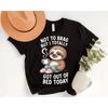 Funny Sloth Coffee T Shirt Lazy Humor Lover Vintage Unisex Breathable Graphic Stylish Designer Clothes