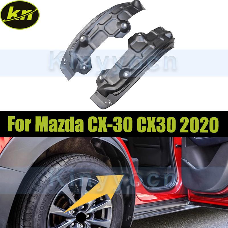 1Pair Rear Wheel Fender For Mazda CX-30 CX30 2020 Rear Wheel Lining Mudguard Tire Compartment Sand Control Fender