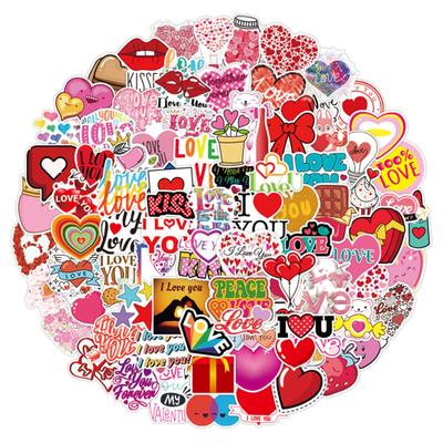 Adesivi universali per San Valentino Varie graziose decorazioni fai-da-te