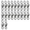20Pcs Stainless Rolling Swivels Bearing Fishing Swivels Line Connector Barrels Swivels Connectors Fishing Accessory