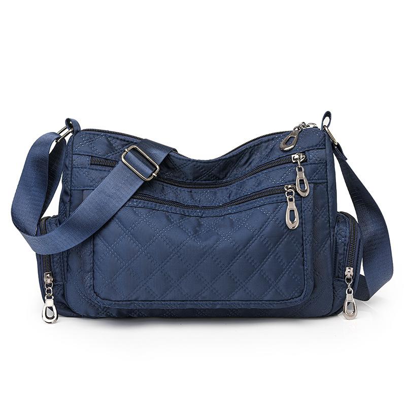 

Женская сумка-мессенджер большой вместимости, наплечная сумка, сумка для путешествий на открытом воздухе для мамы темно-синий