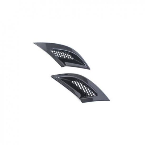 For Honda Accord 2023 2024 Glossy Black Front Fog Lamp Bumper Light Cover Trim