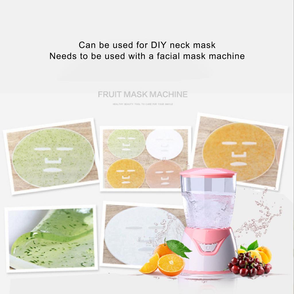 5pcs Transparent DIY Neck Mask Mold Reusable Neck Patch Tray for Facial Mask Maker