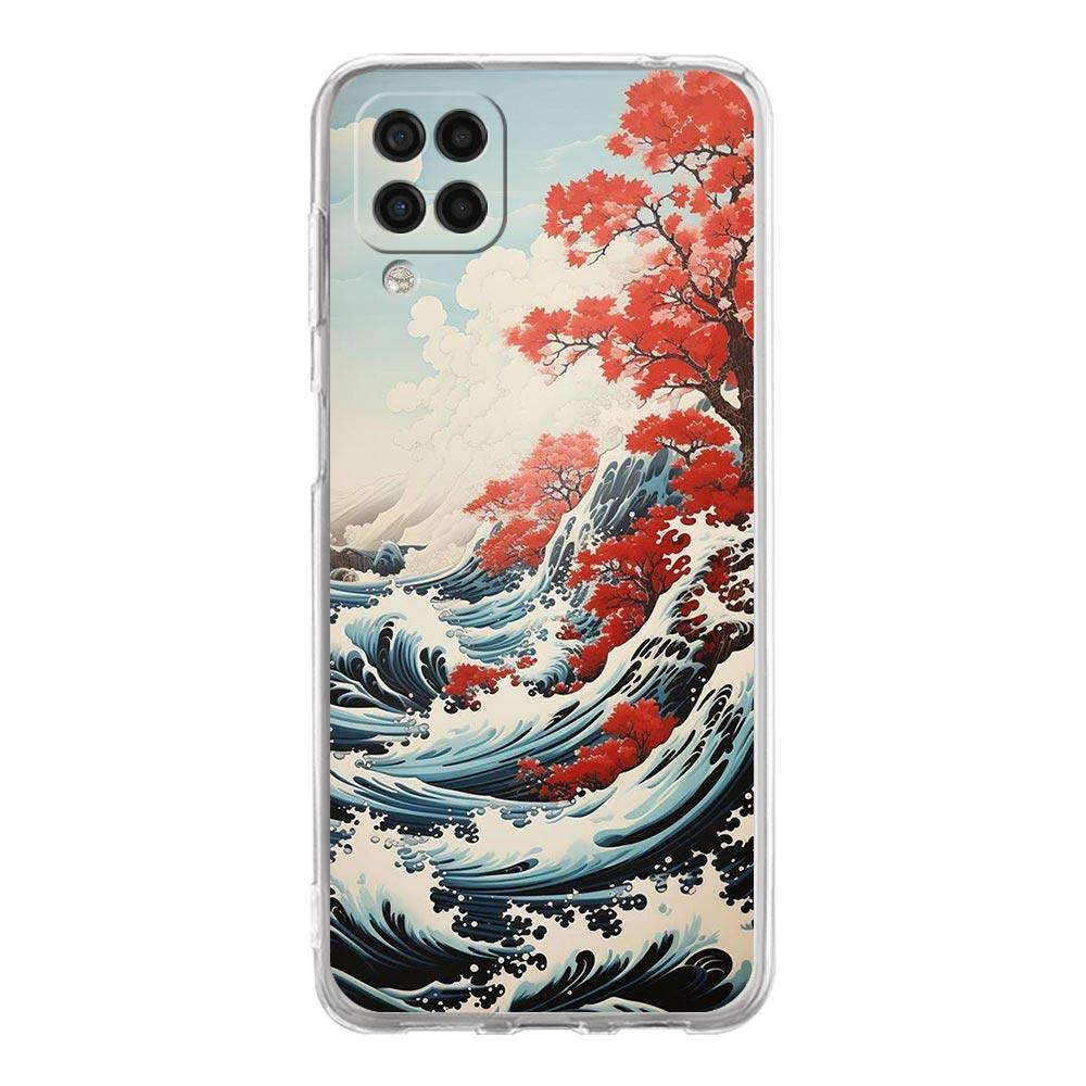 Phone Case For Samsung A13 A33 A35 A55 A73 A53 A23 A51 A71 A21S A12 A31 A41 A05s A03S A15 A25 A32 5G Cover Japanese Landscape