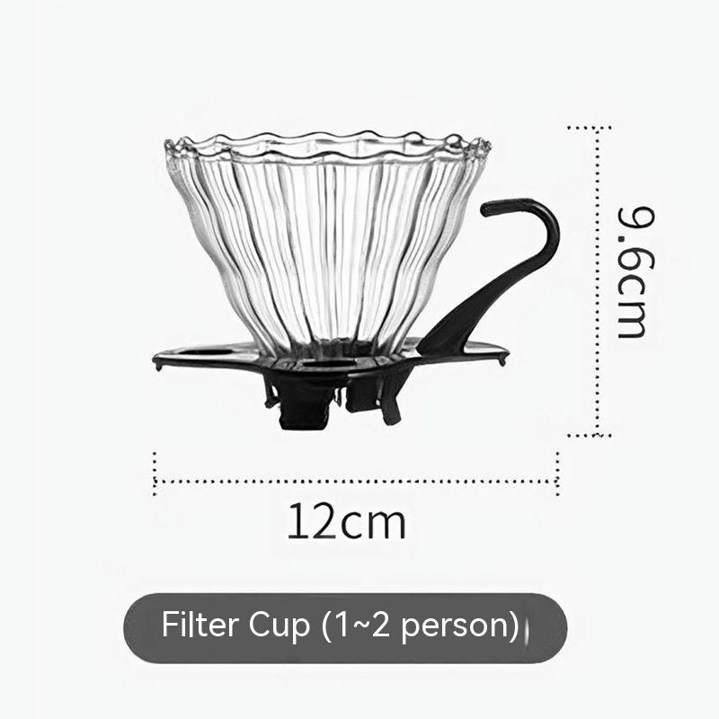 

GIANXI 5 Set Coffee Pot Professional Coffee Funnel Filter Paper V02 Barista Tools Coffee Accessories Set Italian Heat Resistant