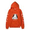 Kakegurui Runa Yomozuki Hoodie Unisex Fleece Sweatshirt Black White Anime Portrait Japanese Text Sleeve Autumn Winter Pullover