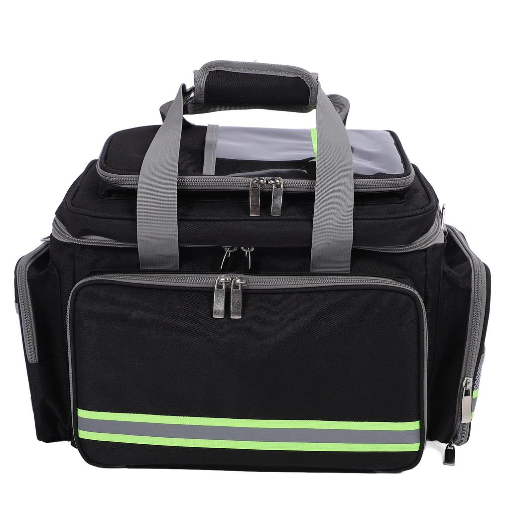 Emergency Tool Bag Rainproof Oxford Fabric Versatile Storage Bag with Multiple Pockets and Zippers