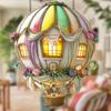 Hot Air Balloon Sun Catcher, Floral Window Perfect Day Choice Decoration, Ideal Romantic Valent A8X5