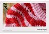 European Wave Stripe Round Neck Sweater – Women's Casual Long Sleeve Knitwear for Autumn & Winter.