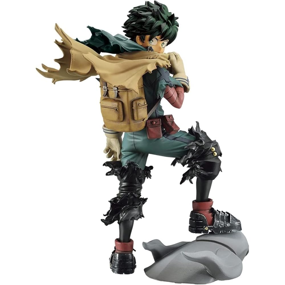 Bandai Spirits Ichibansho My Hero Academia Figure A Prize Deku Green Costume Collectible Toy