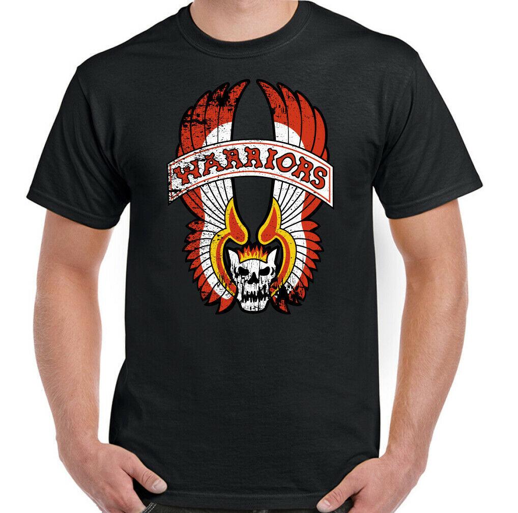 

THE WARRIORS T-SHIRT, Logo Gang New York Brooklyn Movie Film 80s 70s Classic L