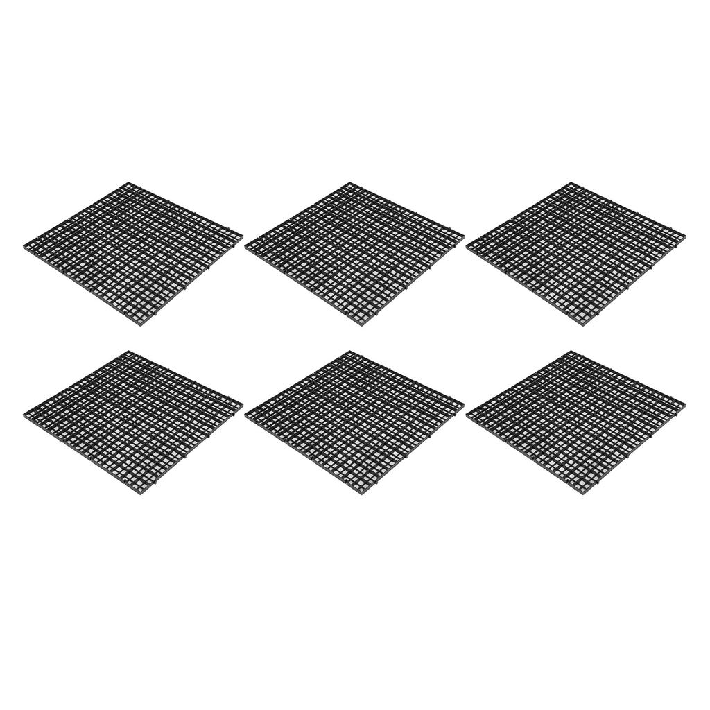 6Pcs Aquarium Fish Tank Isolation Bottom Filter Grid Plate Dividers Crate Cutting Splicing