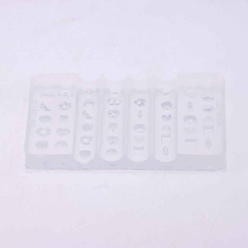 Nail Art Silicone Mold Mini Dessert Mold Bread Croissant Toast Biscuits Baking Tools Diy Silicone Nail Art Templates Nails Mold