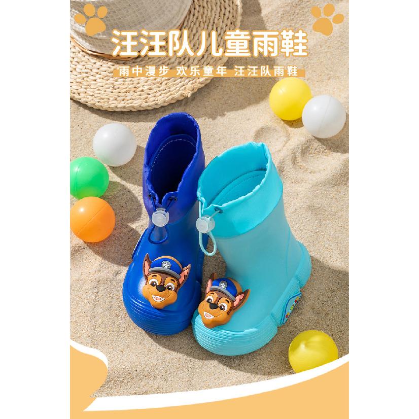 Paw Patrol Children's Rain Boots Boys Girls Non-Slip Lightweight Mid-Calf Rubber Shoes Kids Baby All-Season Rain Boots Baby Water Shoes