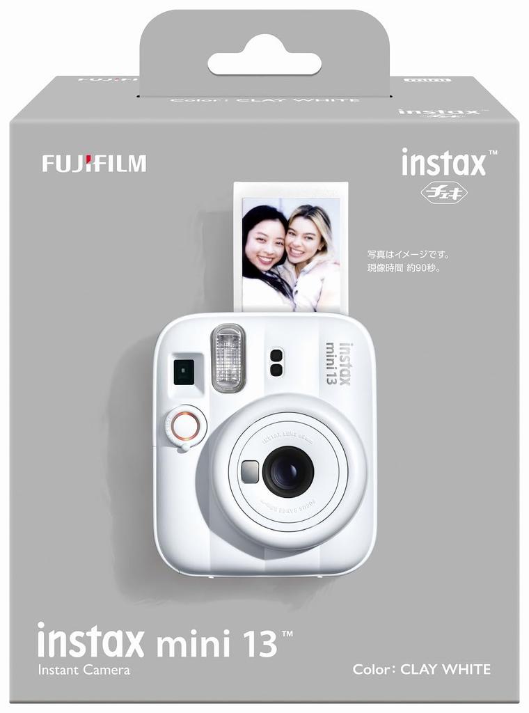 Fujifilm Instax Mini 13 Instant Clay White MINI 13 Camera, (INS WHITE)