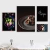 Canvas Prints Home Decoration Wall Art Chocolate Vegetables Modular Painting Modern Pictures Nordic Style Poster For Living Room No Frame