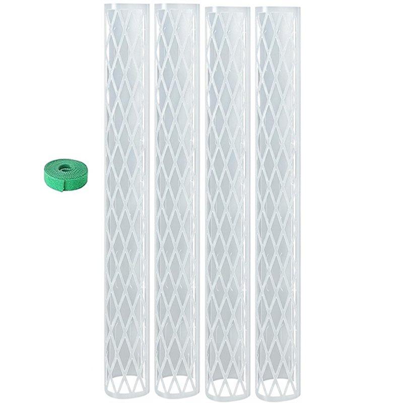 

Indoor Plant Support For Monstera Moss Pole- Plastic 16 Inch For Climbing Plants Works With Sphagnum Moss-B61B белый