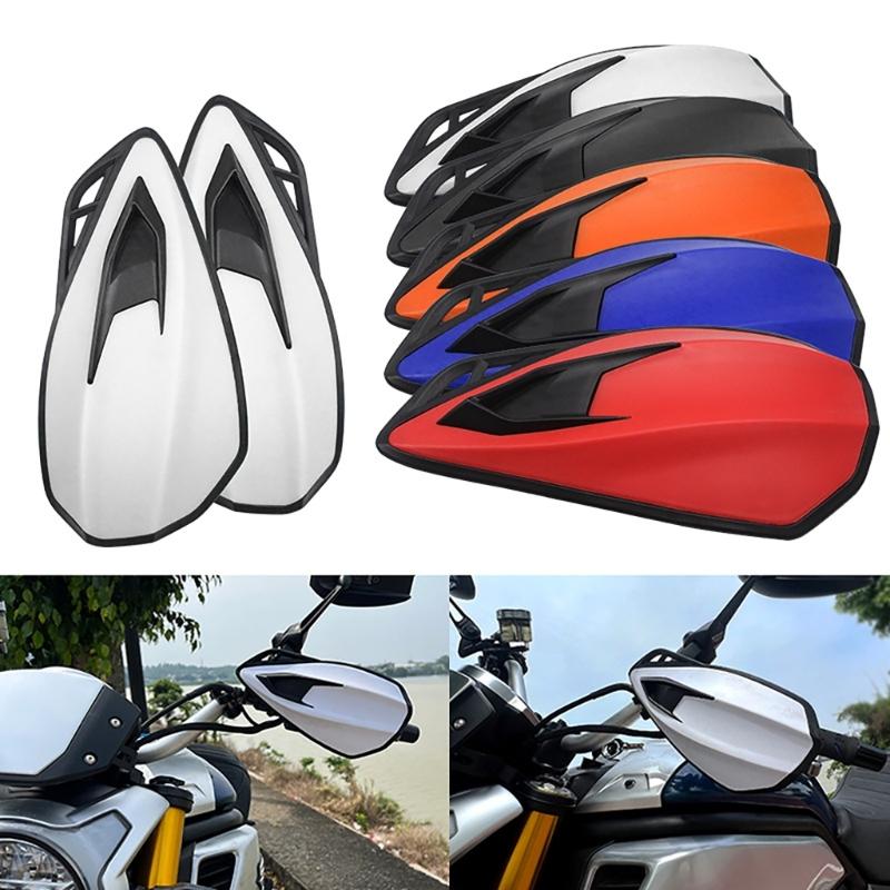 Motorcycle Hand Protections Motorcycle Handguards Metal Hand Guards Easy Installation Handlebar Hand Protections Pair