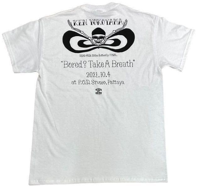 

PIZZA OF DEATH KEN BTAB TEE T-shirt, size L, white