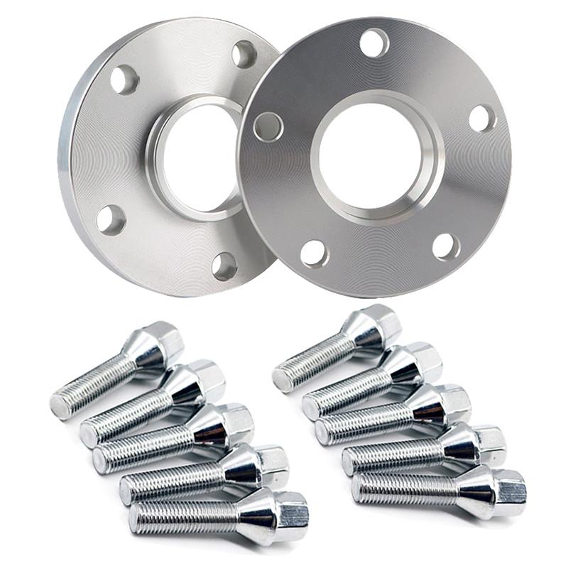 25mm 5x120 Car Wheel Spacers 72.6mm Centric Wheel Gasket Flange +Lug Nut Wheel Spacer For BMW E90 M1 M3 M6 E36 E65