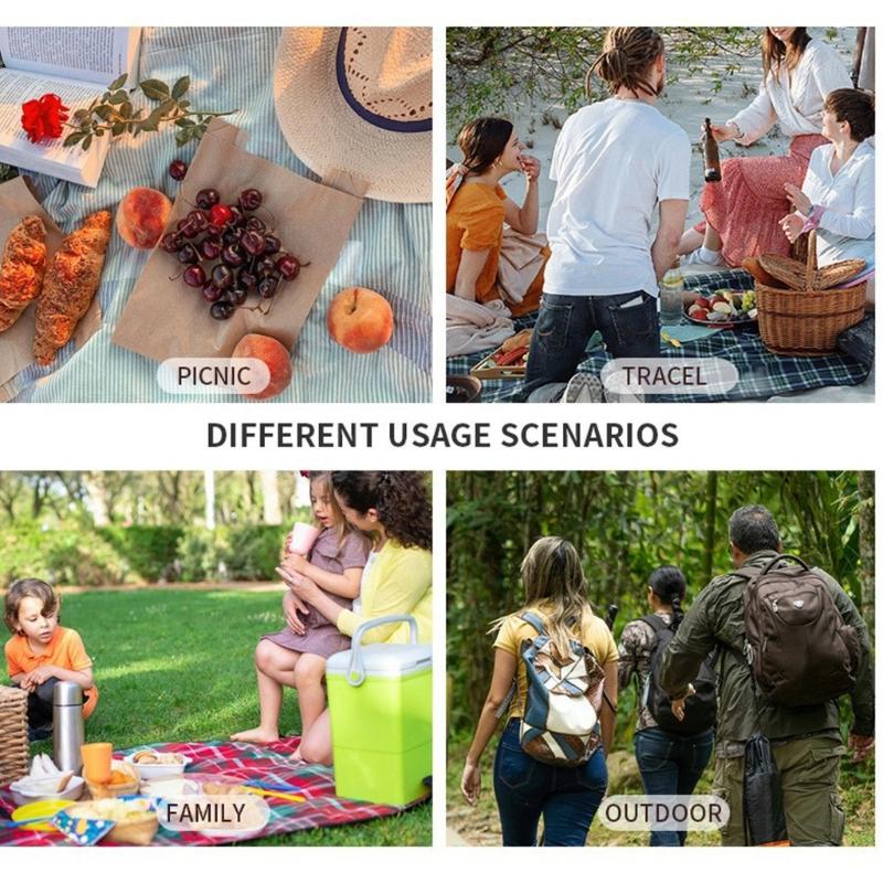 Odolná vodotěsná pikniková termo taška na kempování, plážové výlety, nastavitelný popruh, prostorný chladicí úložný prostor