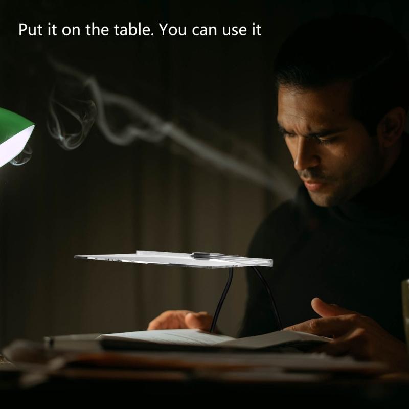 Loupe à lentille grossissante 1,8X pour personnes âgées, loupe à col de cygne flexible pour la lecture