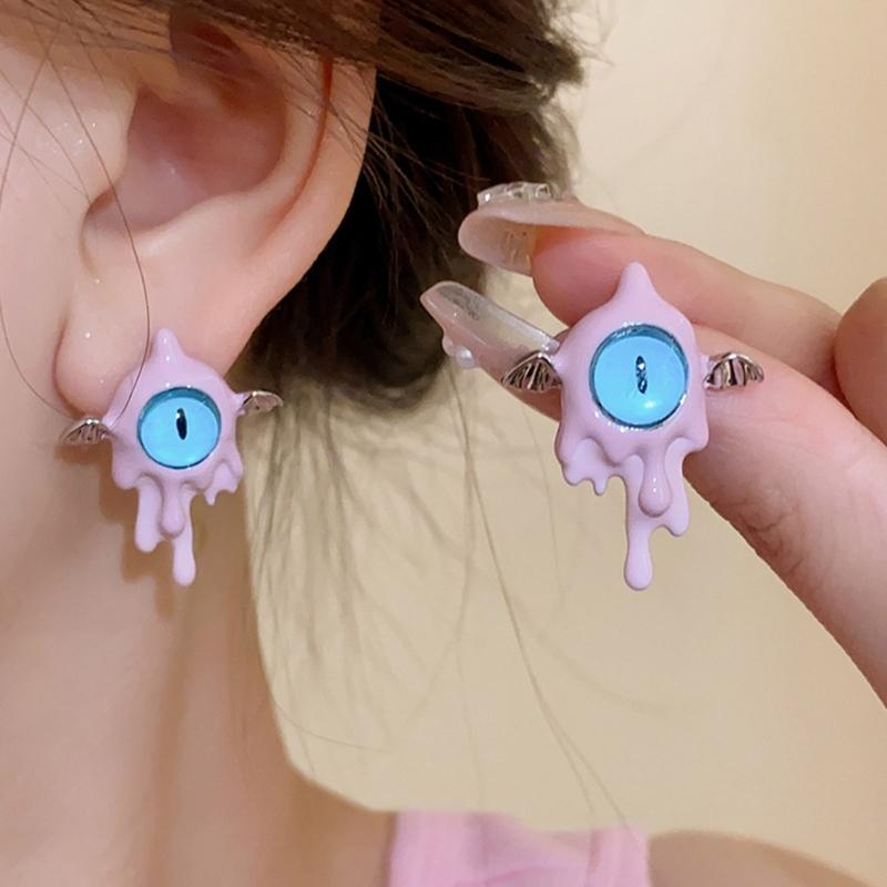 Evil Eye Necklace Evil Eye Ear Pins Sweet and Fashionable Alloy Accessories Evil Eye Jewelry for Party Wedding Daily