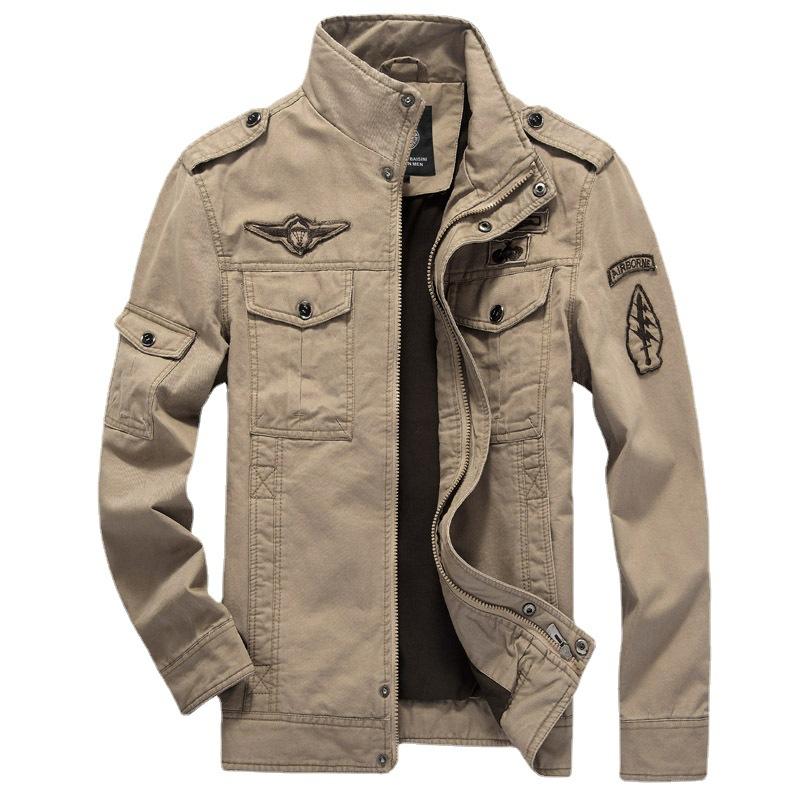 Fall Men's Jacket Military Suit Casual Coat Plus-size Men's Wear