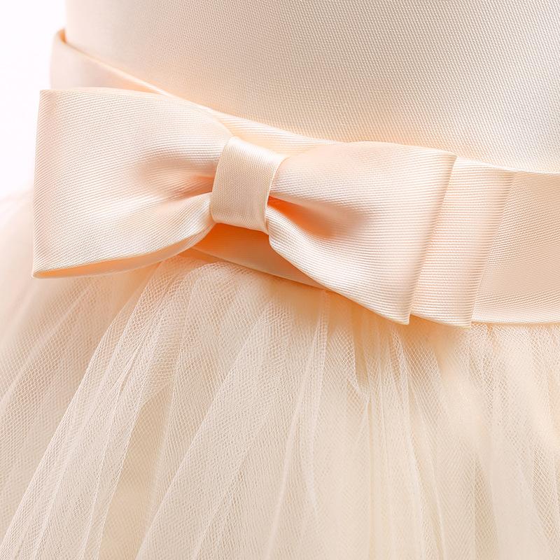 Handmade Beads Princess Dress for Kids Aged 2-10 Preschool Performance Outfit  Multi-Colored Romper Dress