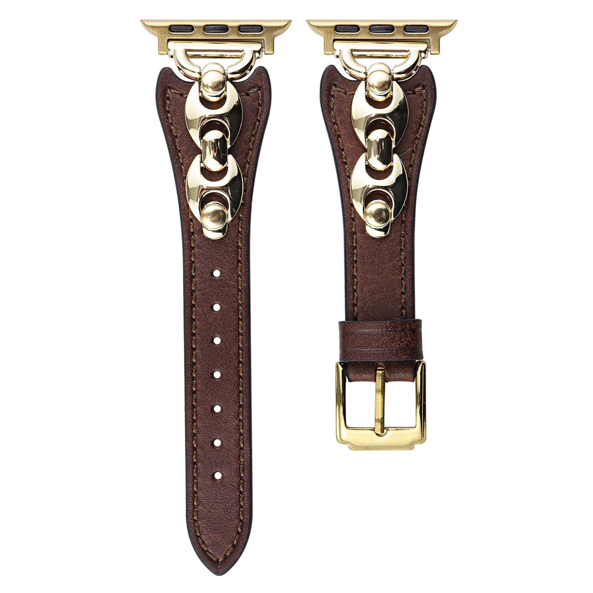 

Wrist Strap for Apple Watch Ultra 3 2 1 49mm/Series 11 10 46mm/9 8 7 45mm/SE3 SE2 SE 6 5 4 44mm/3 2 1 42mm D Buckle Genuine Cow Leather Band C