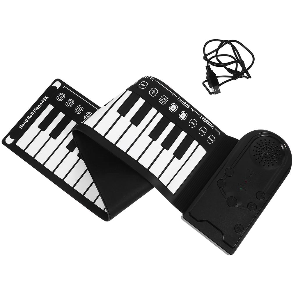 1 Stück Klaviertastaturist elektronisch out digital Rollpad faltbares elektrisches Klavier kann gerollt werden