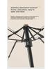 6-Rib Mini Folding Umbrella: Black Glue Sunblock Parasol for Women