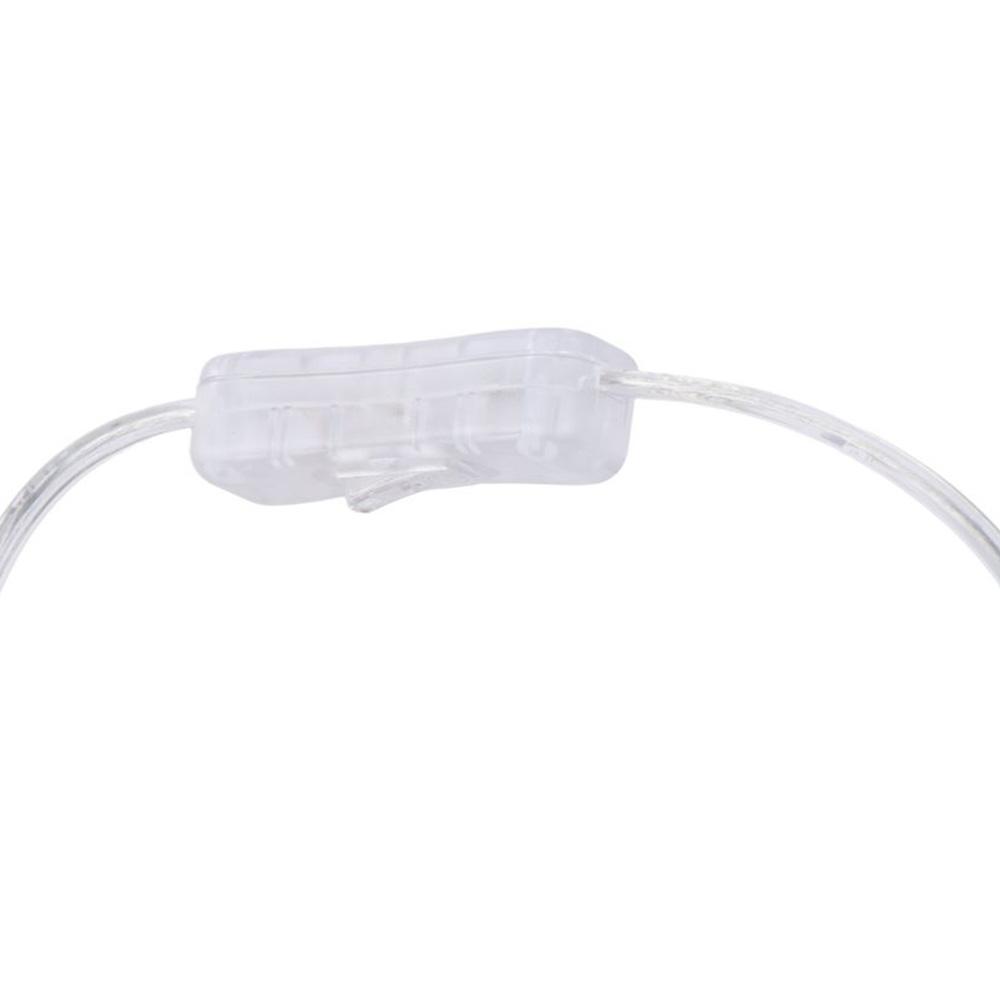 2pcs Copper Transparent Plug Switch Power Cord Home Appliance Power Connection Cable  Electrician