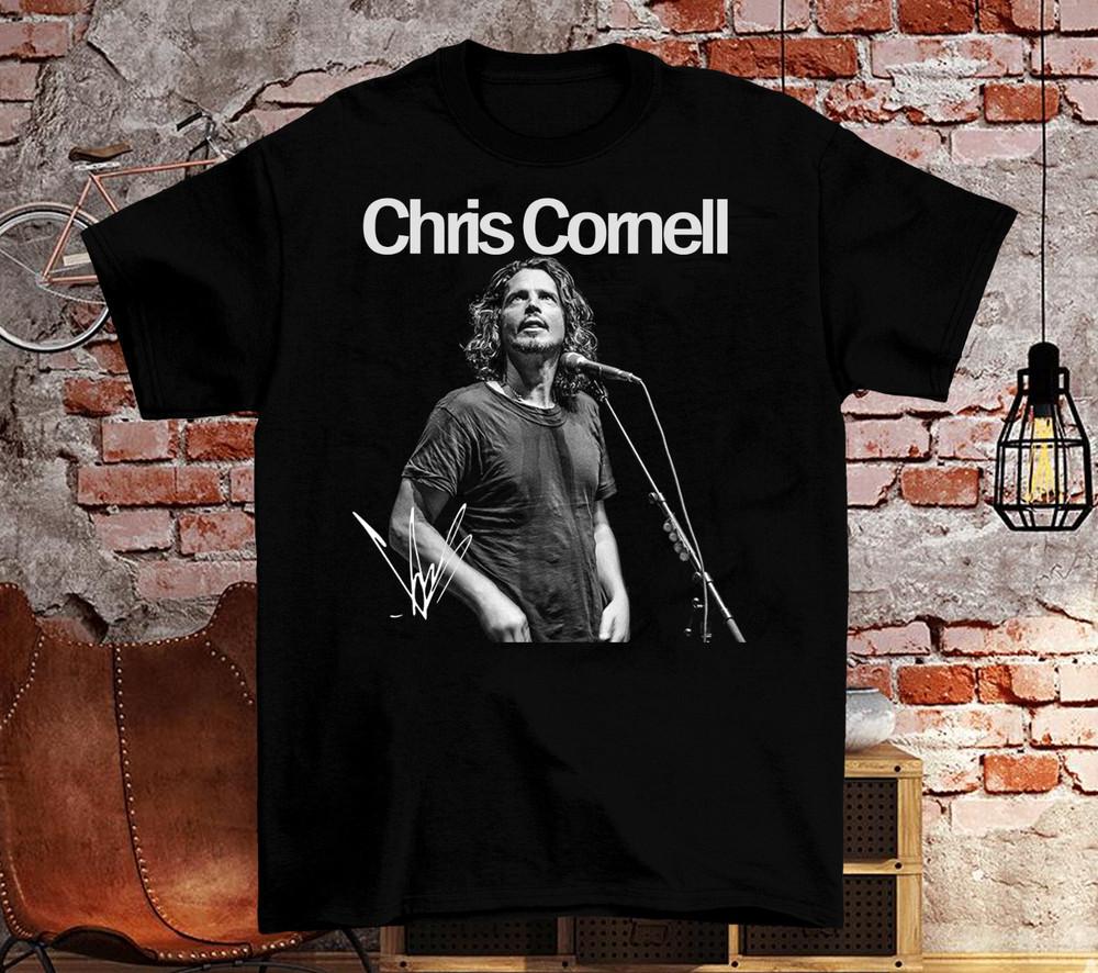 NEW Chris Cornell Signature Classic T Shirt All Size S-5XL Unisex T-Shirt XL