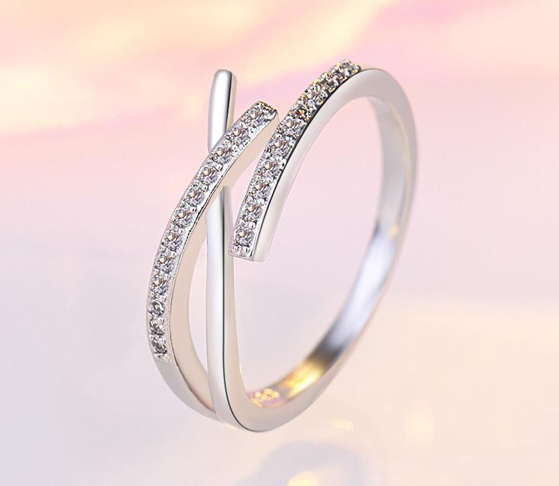 New   Copper Ring 5A Zircon Shining For Women Wedding Jewelry Engagement Charm Fashion High Quality Party Gifts