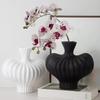 Minimalist Imitation Ceramic Vase Nordic Style Hydroponic Flower Vase Plastic Vase  Home Decor