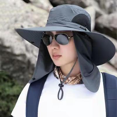 Outdoor Fishing Hat Sun Hats UV Protection Fishing Caps Wide Brim Hat For Men Women Neck Flap Fisherman Hat for Fishing Hunting